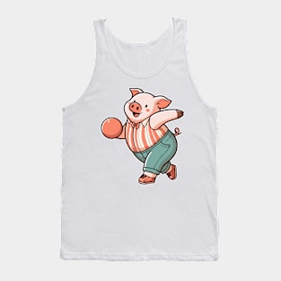 pig bowling Tank Top